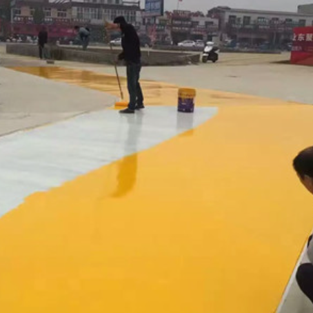 郑州彩色路面喷涂翻新的使用寿命多长
